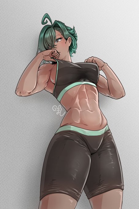 「abs breasts」 illustration images(Latest)