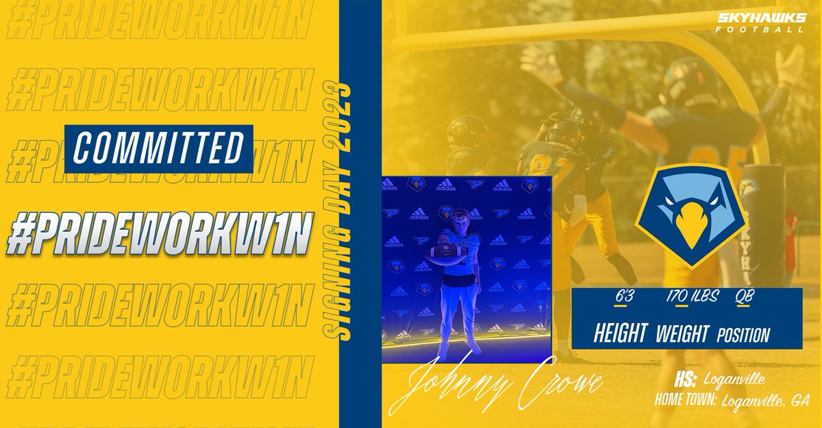 PointFootball's tweet photo. 🚨Gun Slinger locked in!! Our QB room just got better! Welcome @thejohnnycrowe!! #CommitToPU https://t.co/zk70RE23Cm