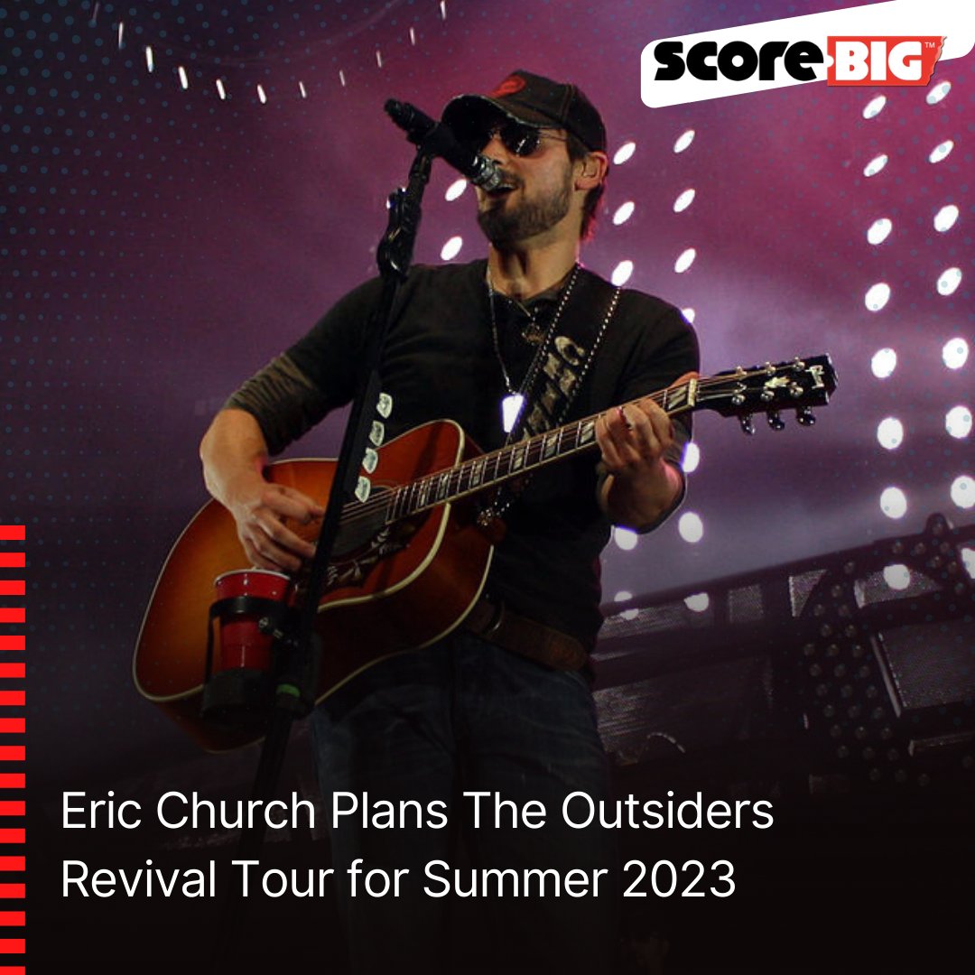 Book your tickets for Eric Church's Outsiders Revival Tour on ScoreBig!

#ericchurch #concert #event #events #news #musicnews #tournews #scorebig #ticket #tickets
