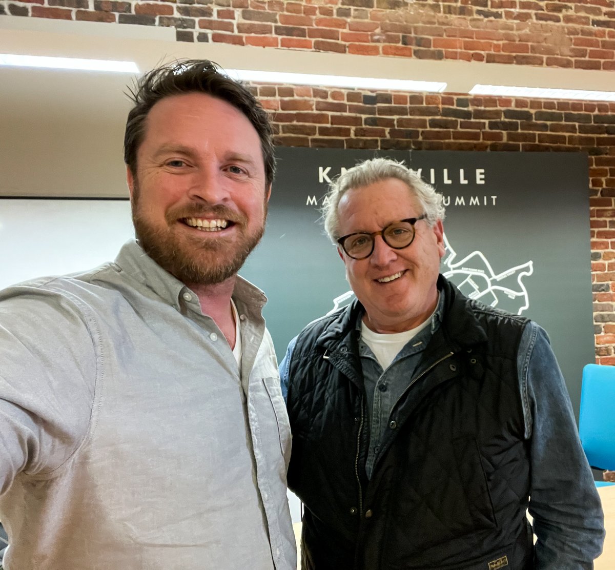 Knox_ec's tweet photo. Marketing expert &amp; author Mark Schaefer is the first guest of 2023 on the Big Ideas Welcome podcast! 

Listen now on your favorite streaming platform or at https://t.co/GwPX31vc2E. 

#MadeForKnoxville #TheMakerCity #KnoxRocks #BeloningToTheBrand #MarkSchaefer https://t.co/y8r60tbKbx