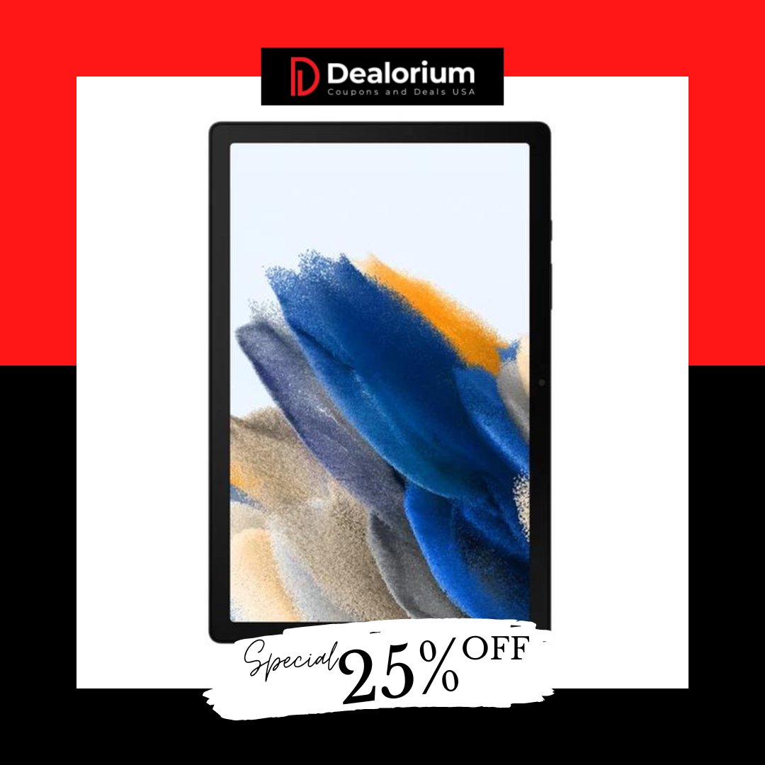 DealoriumDeals's tweet photo. Take 25% off SAMSUNG Galaxy Tab A8!

https://t.co/94lmk11AyX

#samsung #samsungdeals #galaxytab #dealorium https://t.co/Glq6y19xsT