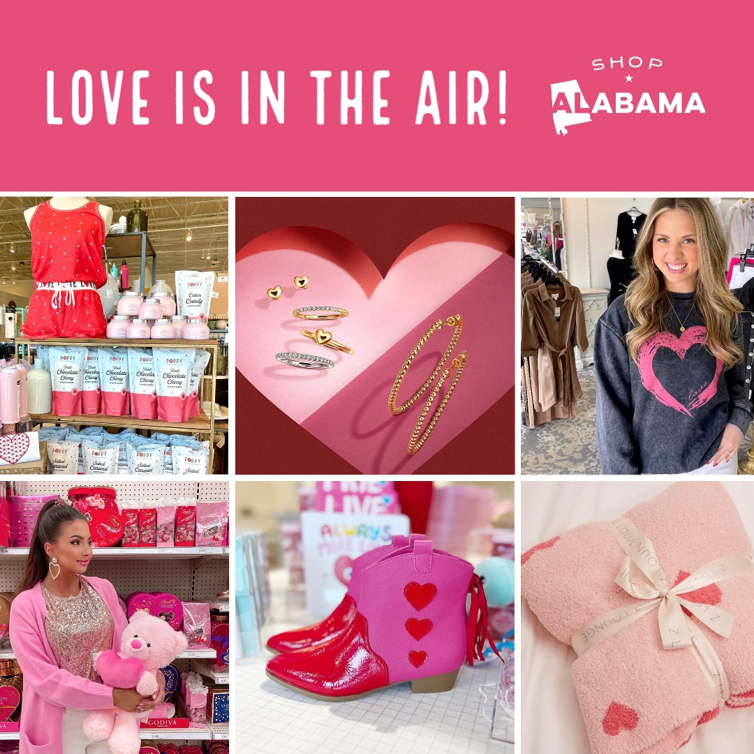 AlabamaRetail's tweet photo. Start shopping for your valentine now while your gift choices are wide open. Don’t miss out on favorites like jewelry, candy and cosmetics, plus grab your date night outfit in just the right size before it’s gone!
#ValentinesDay #ShopAL #ShopLocal #DateNight #GiftIdeas https://t.co/tMV4JmmyKY