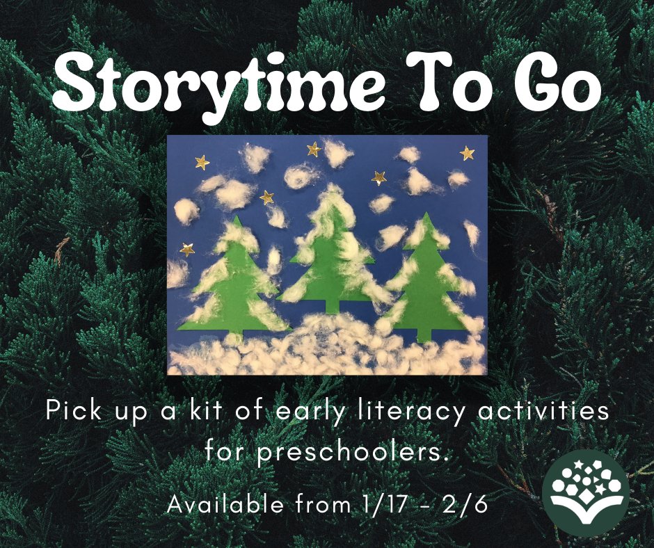 SheldonLibrary's tweet image. Make a winter scene with the new Storytime To Go kit. Pick one up anytime we&apos;re open.

#SheldonIowa #EarlyLiteracy #preschoolers