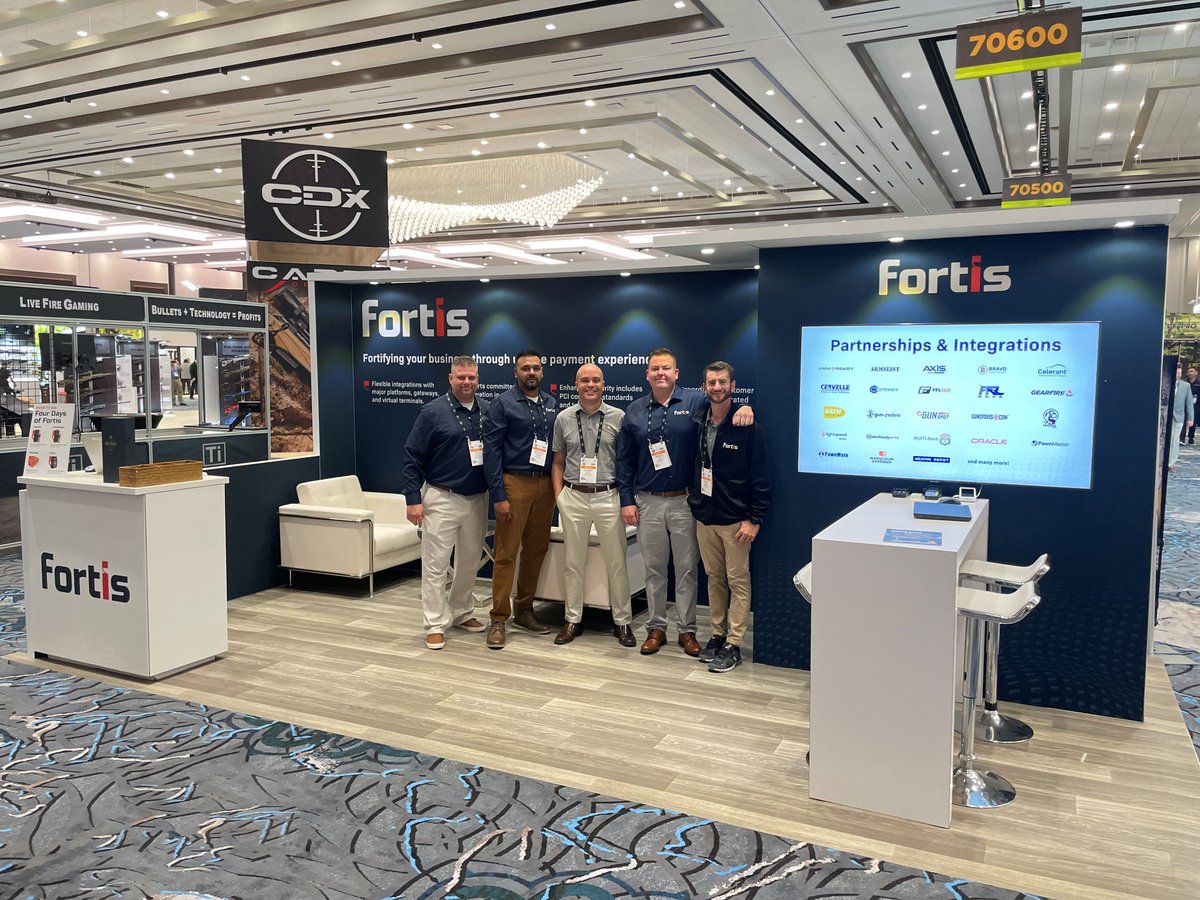 FortisPay's tweet image. SHOT Show is finally here and we're giving away some BIG prizes! Come see #TeamFortis at booth #70738 or #42121 to enter our Four Days of Fortis raffle! We're giving away bottles of Johnnie Walker Blue Label today and Wednesday, so don't miss out!  #Payments #ShotShow2023
