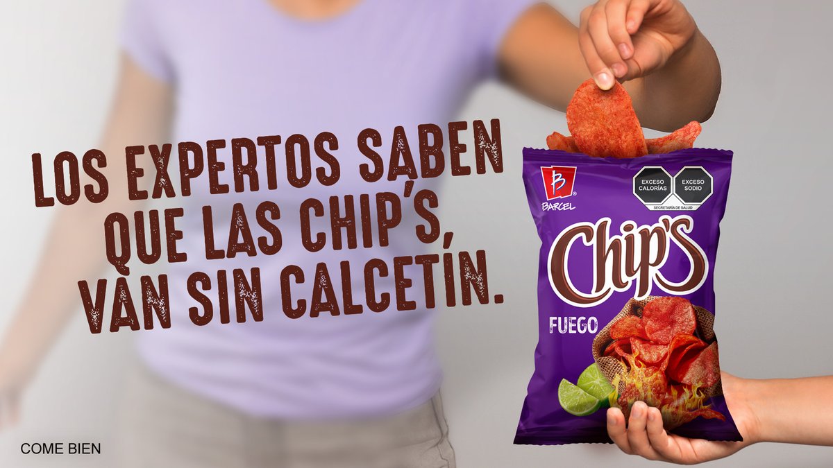 Así se sirven unas Chip’s a las visitas: