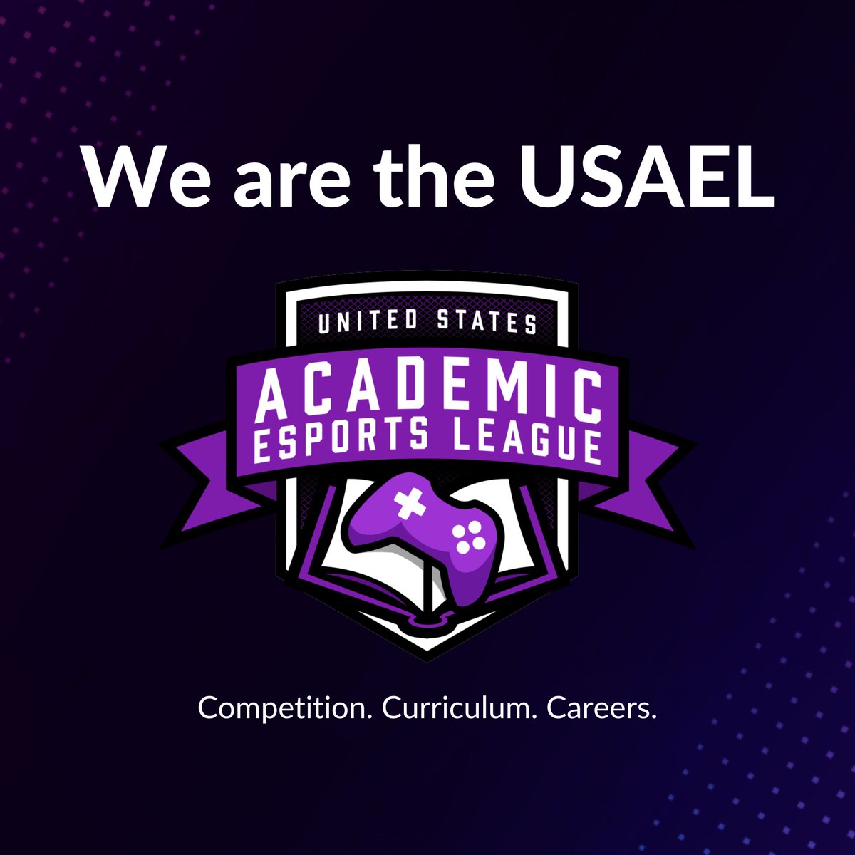 USAELesports's tweet photo. The USAEL is not just "another esports league." We channel students’ passion for video games into career and college readiness. We do that through our 3 pillars: Competition, Curriculum, and Career &amp; College Readiness. Stay tuned! Lots of exciting things are coming... 
#esports https://t.co/MzeHsyKkcn