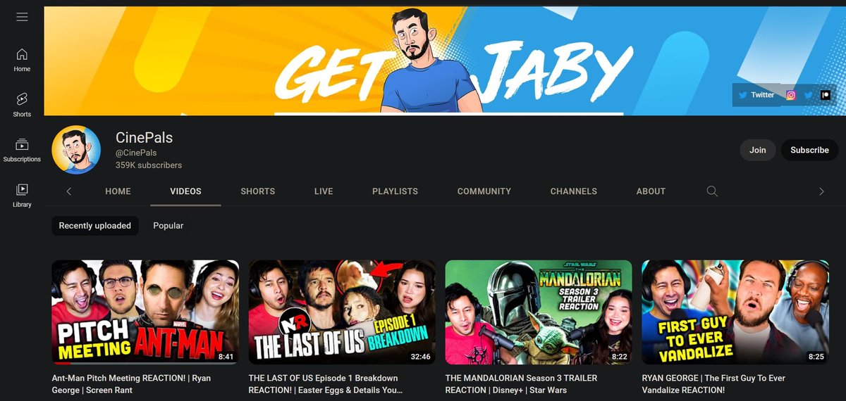 PacmanB's tweet photo. @jabykoay @GETJaby @AcharaKirk I don't know if you guys know about this, or if this is a backup channel. But it seems like some guy is uploading your videos on this page. https://t.co/WoJspPjO2f