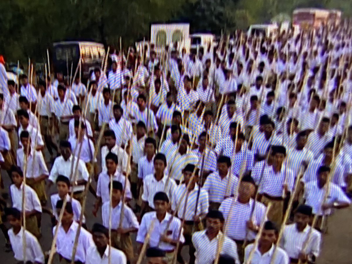 darshnasoni's tweet image. “The RSS is a political organisation, it believes India is a country of the Hindus… the boy-scout image is deceptive, it seeks to establish the superiority of Hindus over all other races in India.”  #IndiaTheModiQuestion