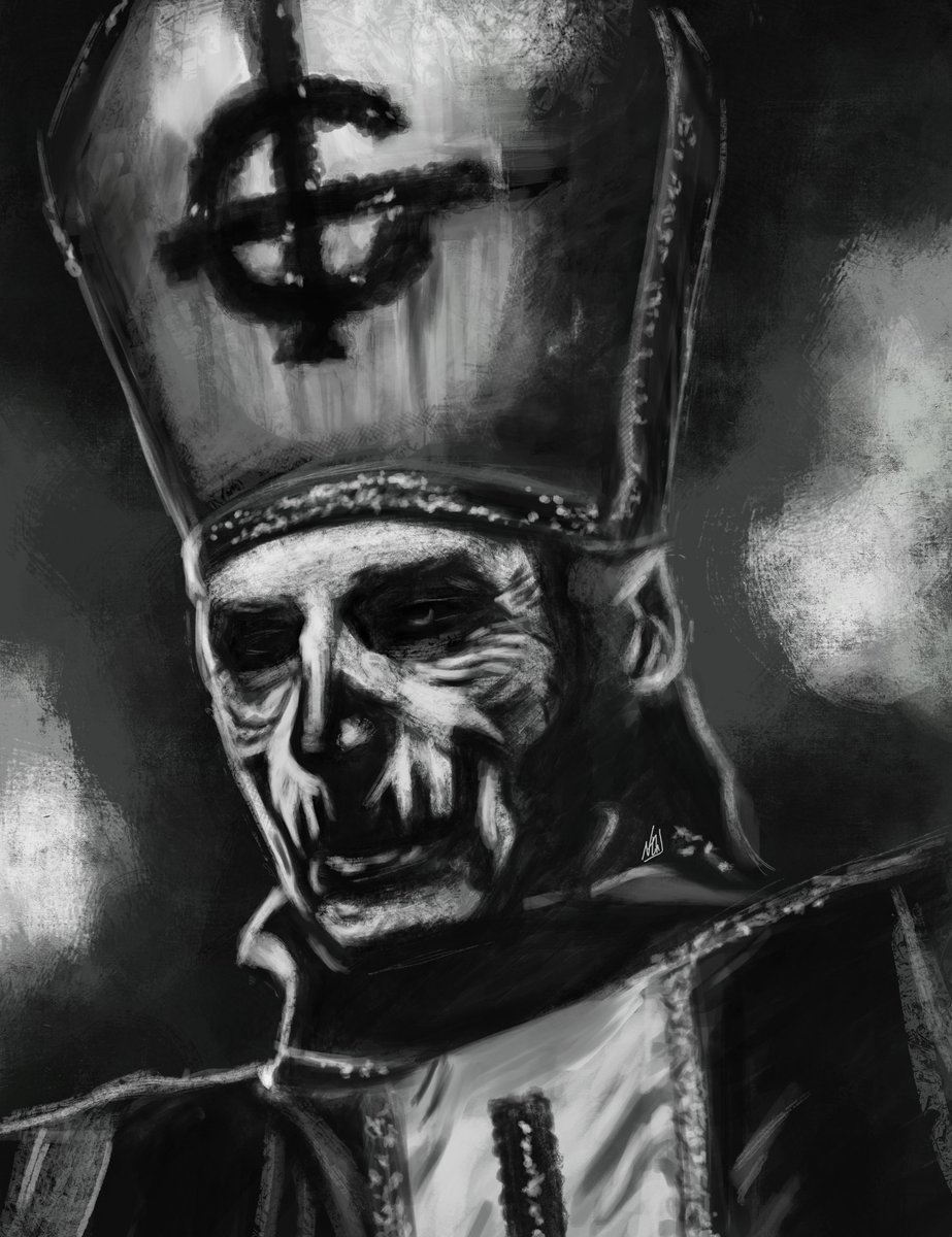 copias_rigatoni's tweet photo. tonight we summoned for His unholy fiend

#ghostbc #ghostband #thebandghost #papaemeritus  #papaemeritusi #primo #fanart #ghostfanart  #art #nthlart https://t.co/KeEzXYToEV