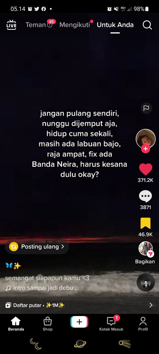 oinikedmnk's tweet photo. Pagi-pagi bangun terkejut krn abis mimpi kecelakaan, buka tiktok lewat di beranda kegini. Makin merinding anjir😭 https://t.co/3NNdmunoAW