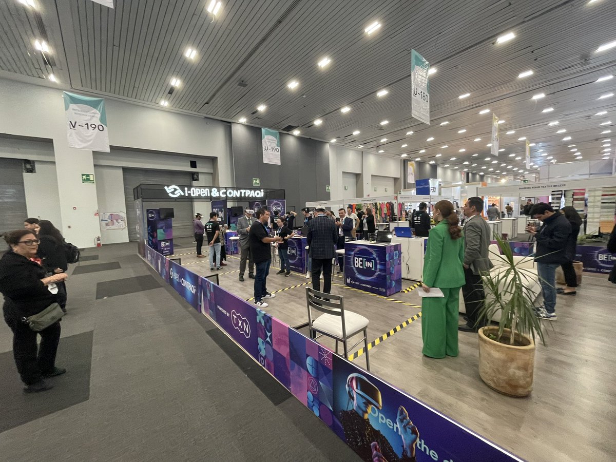 Jou_DeAlba's tweet image. En  #InterModa con Stand experiencia #Metaverso patrocinado por i-Open y CONTPAQi  @InterModa