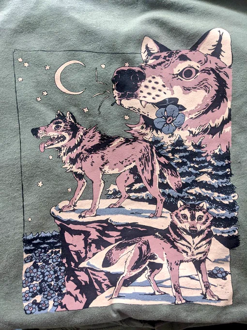 Forget me not wolves ARE in my apartment.... preorders are being sent out this week......... 