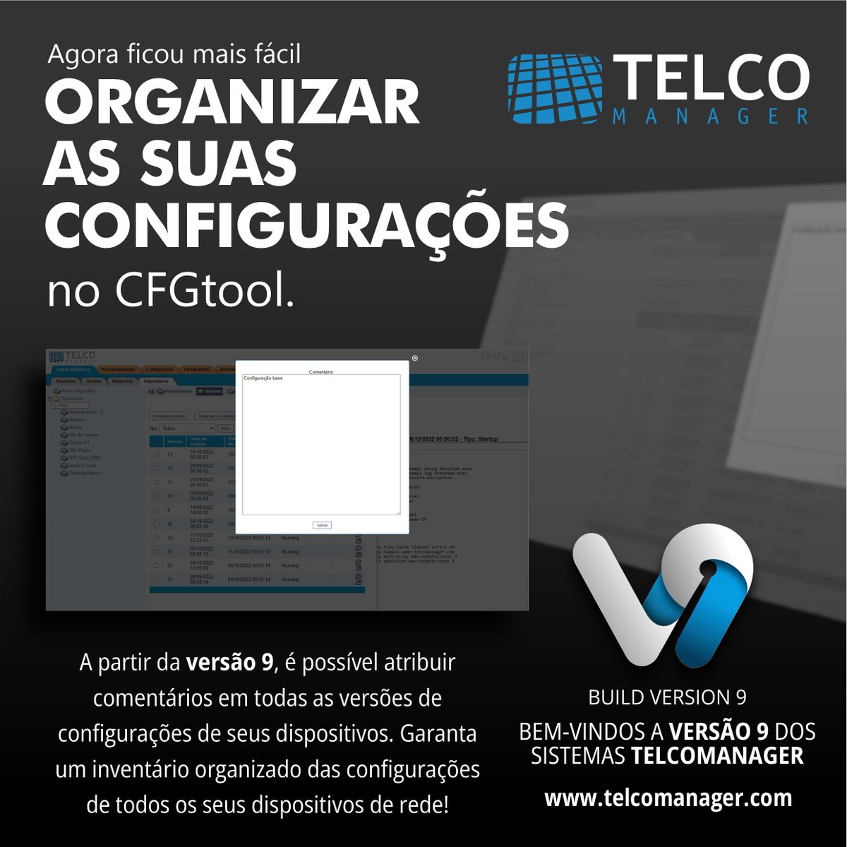 Telcomanager's tweet photo. Conheça já o CFGtool V9!

https://t.co/uo4XGaWJyj

#gerenciadeconfiguracao #automacao https://t.co/B0Nb08mUFJ