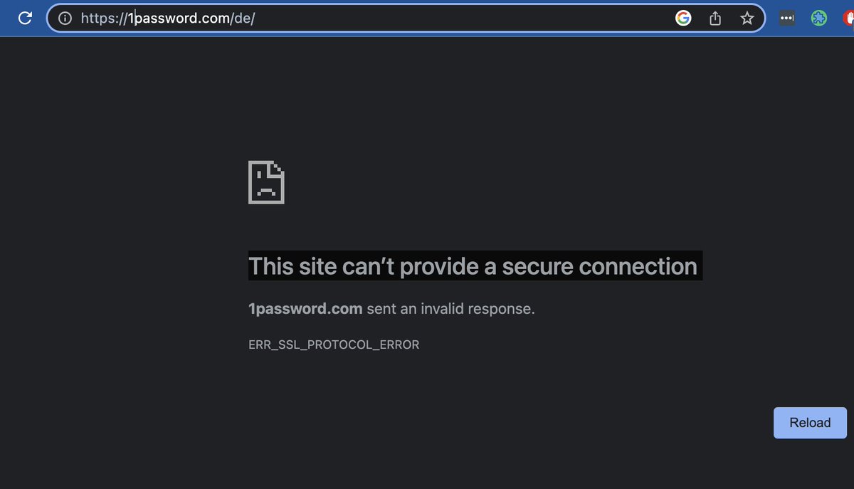 berndjungfer's tweet photo. @1Password 
not really creating trust, is it? https://t.co/wUsZjhyyRk