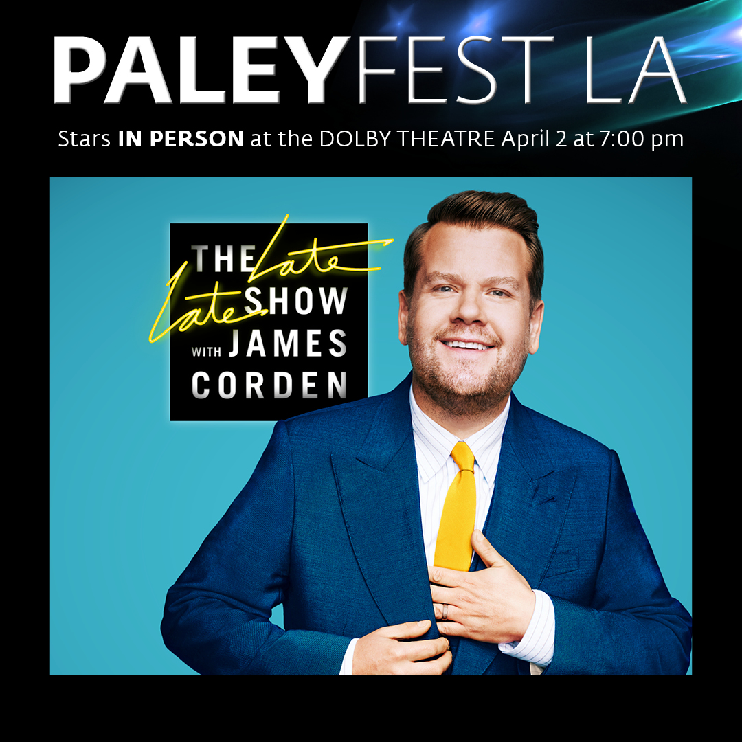 Get ready, 'cause we're bringing you the funny! Sunday, 4/2, at 7pm, prepare to be in stitches when comedian <a href="/JKCorden/">James Corden</a> from <a href="/latelateshow/">The Late Late Show with James Corden</a> comes to #PaleyFest. This is going to be an event you won't want to miss. Get your tickets now!  bit.ly/3QBRkyC
 
#LateLateShow #CBS
