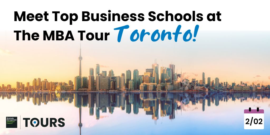 The MBA Tour is coming to Toronto for our first event of the year!

🤝 Meet admissions decision makers from top business schools
📝 Get your resume professionally reviewed
🎤 Learn more about different programs at interactive presentations

Register now: bit.ly/3XzU6XA