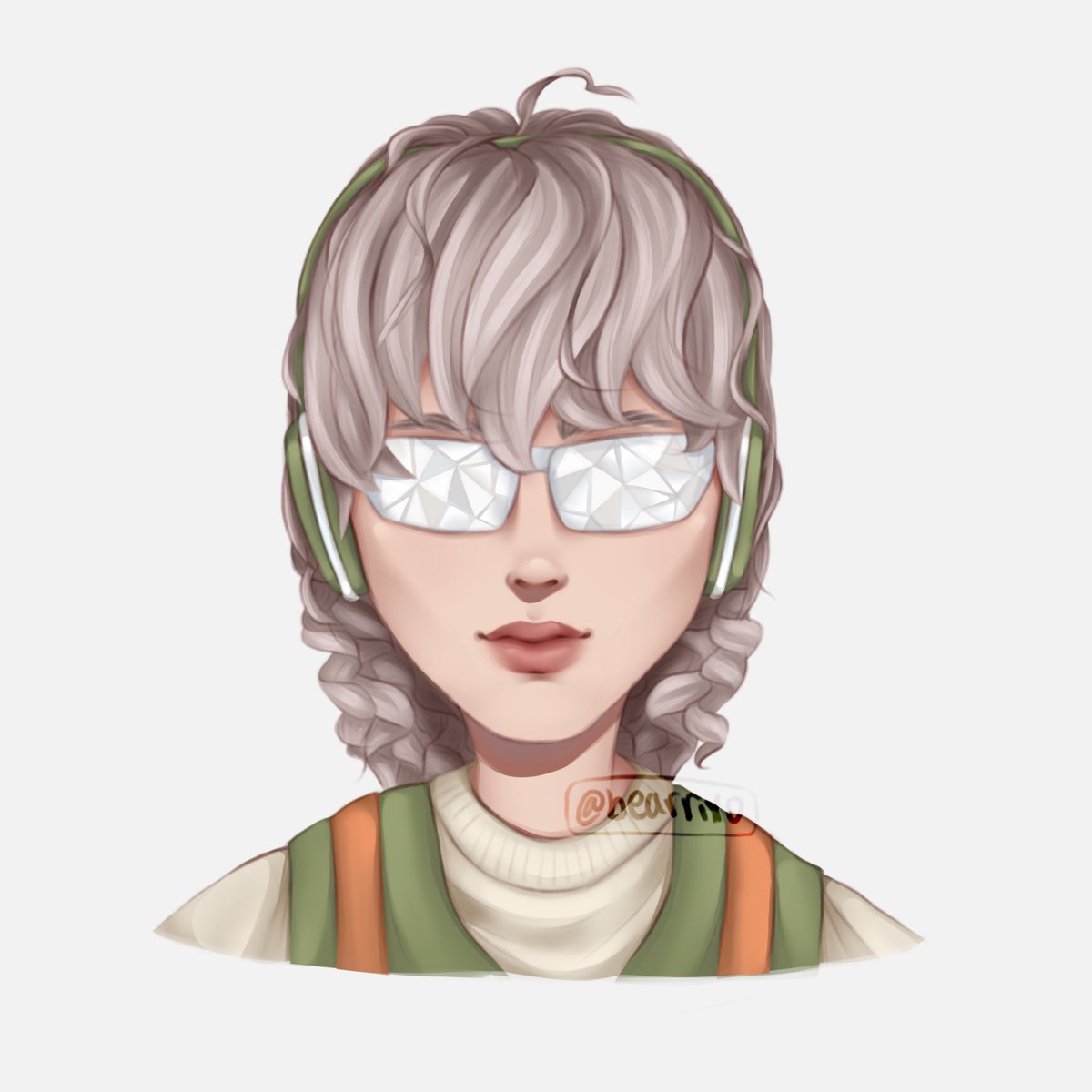 bearrixo's tweet photo. commission for @DramfionRBX 🌱🎧🧡 https://t.co/xmgLQCa9R2