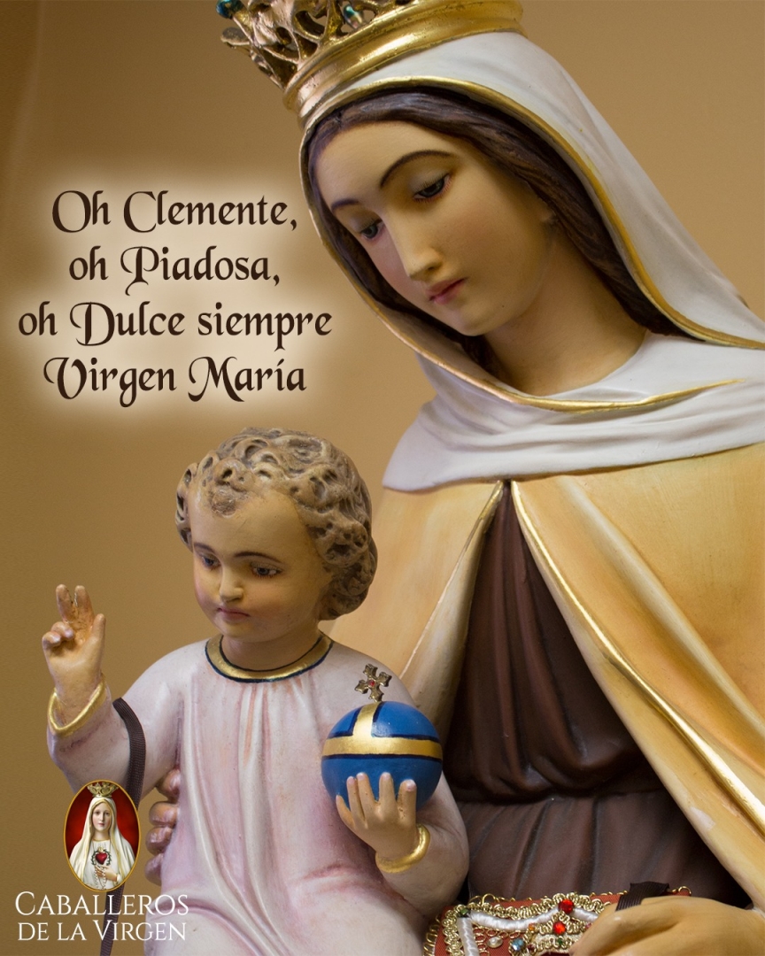 Cab_Virgen's tweet photo. ¡Oh clemente, oh piadosa, oh dulce siempre Virgen María! Ruega por nosotros, Santa Madre de Dios, para que seamos dignos de alcanzar las promesas y gracias de Nuestro Señor Jesucristo. Amén. https://t.co/TTwGNduf7L