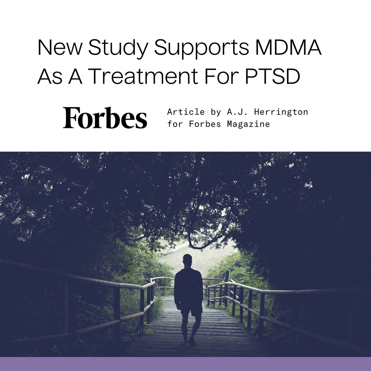 NuminusTraining's tweet photo. We are so excited about the incredible work @MAPS  has accomplished through their Phase 3 study of MDMA-assisted therapy for PTSD. And we are grateful for Forbes who highlighted this work in their article featuring commentary from our CEO @paytonnyquvest 

https://t.co/gxVIYRQMtI https://t.co/zuZ4QjRT3d
