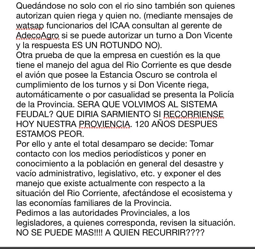andrea_agostina's tweet photo. Todavía seguimos sin respuesta del parte del ICAA mientras tanto cada día que pasa la arrocera sigue fundiéndose!! NECESITAMOS UNA RESPUESTA ICAA
Le explicamos un poco la situación en ese texto, por favor rt para mayor difusión @diarioepoca @LT7Noticias @clarincom @C5N @cronica https://t.co/RyL1sQV6y1