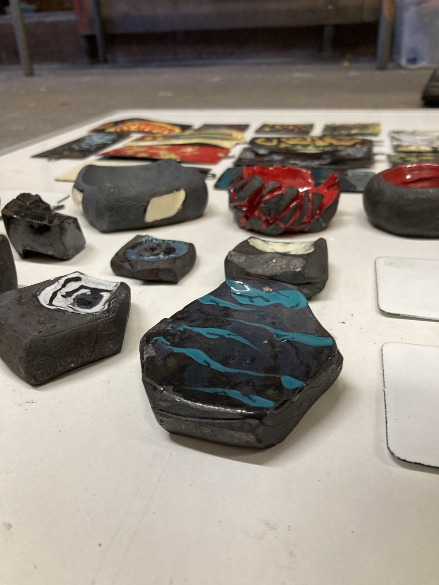 Greate day enamelling forged steel with herefordanvils <a href="/HerefordArtsCol/">Hereford Art College</a>