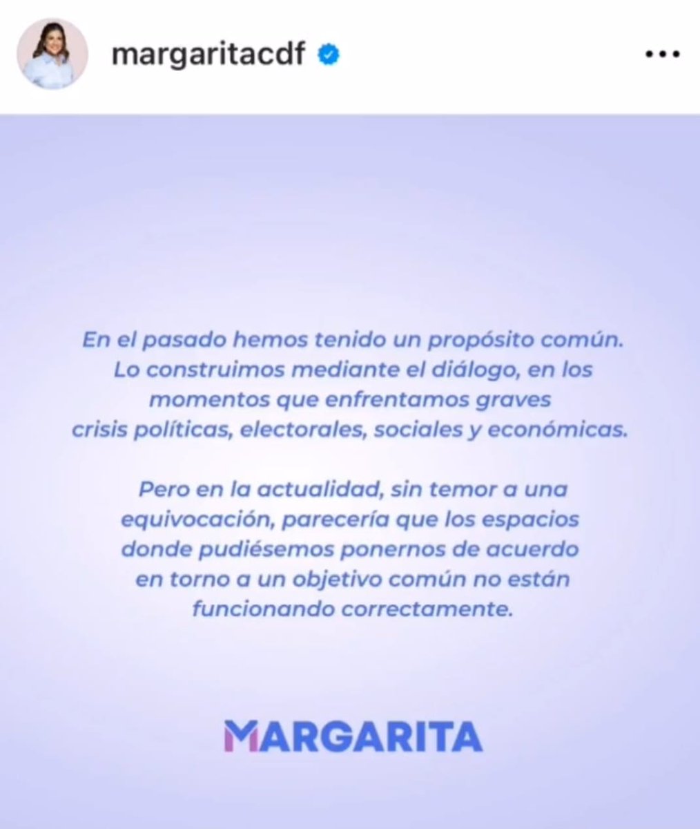 URGENTE: *MARGARITA CUESTIONA A DANILO...PUNTO*                      RD/17/01/2023                             *COMPARTIR*