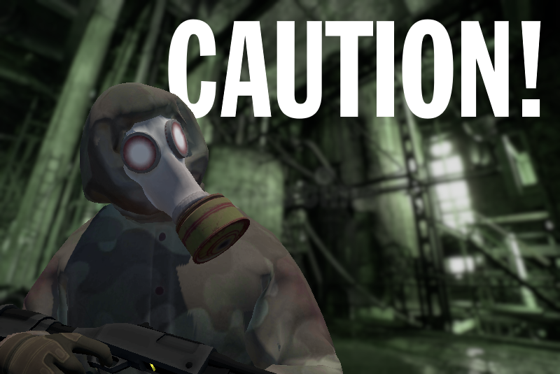 FireZoneVR's tweet photo. NEW SKIN - GAS is live on the store! Proceed with caution, FireZone is about to get a lot more dangerous next season... https://t.co/sdPCFvE2yb