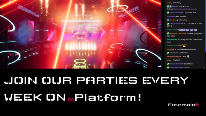 Mcduckin2's tweet photo. 🎉METAVERSE PARTY🎧EVERY FRIDAY🎉
💎CLAIM A FREE #mWatch⌚️NOW: https://t.co/ZxCy2hEtNl
EARN A DAILY #mBOX FOR REWARDS:
🎁FREE XP
🎁FREE MINTS
🎁FREE NFT drops
🍹Metaverse items
& MORE
🍾Community of +40k @entertainm_io clubbers🍾
#EntertainM #FreeNFT #NFTs #NFTCommunity #NFT https://t.co/o78MS96Y96