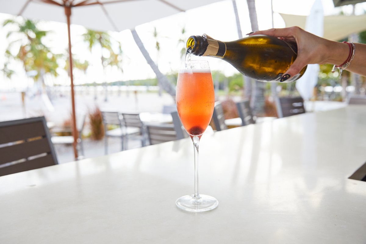 Catch Sunset Hour Tuesday - Friday from 4 - 7pm with a specialty priced cocktail and bar menu!