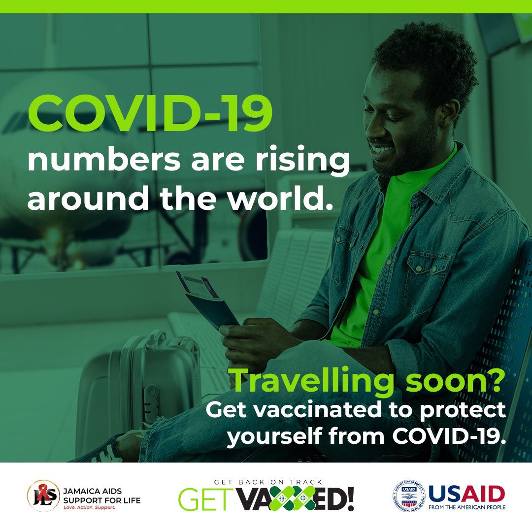 JASLtweets's tweet image. Travelling soon? Get vaccinated to protect yourself from COVID-19. #GetBackOnTrack #GetVaxxed