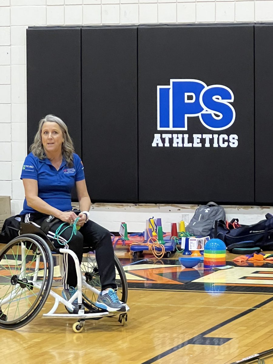 kathPEHealth23's tweet photo. A great day!  Thank you @schoolhealth @PalosSports for engaging, authentic &amp; purposeful strategies to help teachers learn how to improve Instruction for all @IPSSchools students! #100% Engagement!@ms_siefert @DrWarrenMorgan @AleesiaLJohnson @IndianaSHAPE https://t.co/Hg3zqG2VjU