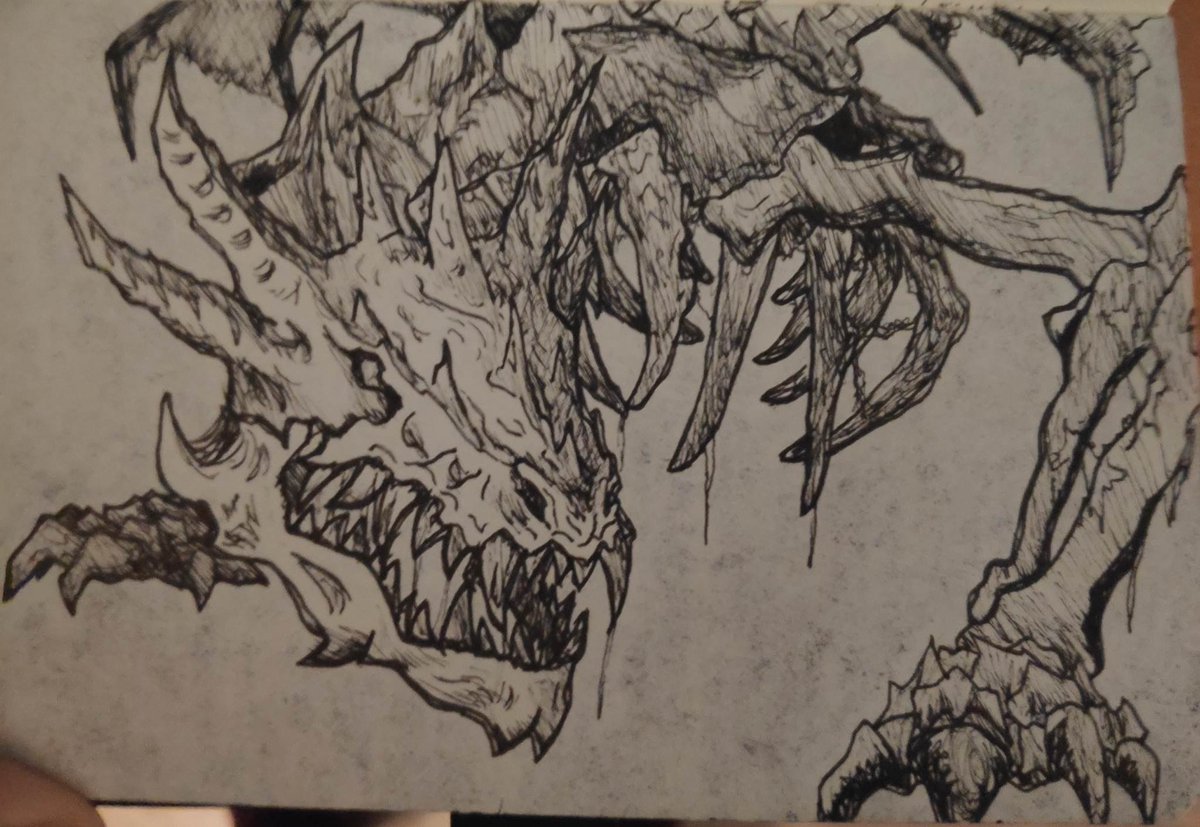 myraleth's tweet photo. It's not much but it's something I could work on between class and works, so here it is my  #AppreciateADragonDay ! 
No es mucho pero es algo que he podido hacer entre trabajos y las clases, así que un pequeño dibujo para el dia de apreciar los dragones ^^ https://t.co/X0nrJhzv1v