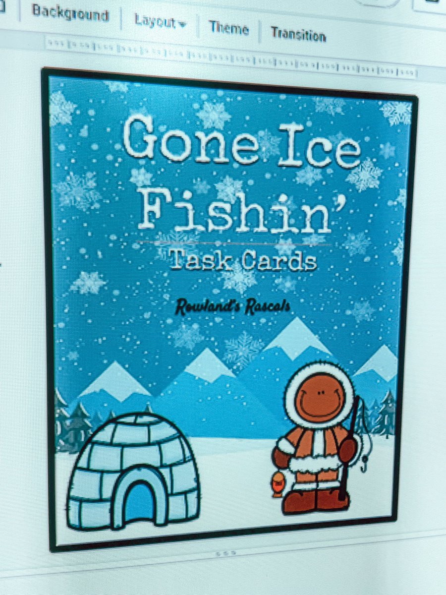 RowlandsRascals's tweet photo. We’re fishing for math problems! We’re learning about arctic environments and animals for the next two weeks, so we went ice fishing in math as well! This is part of a pack I’m working on for TPT that can be used for any kind of task card 🙌🏼 🎣 🥶 #gamify #mathematize https://t.co/ivCZMIU6gd