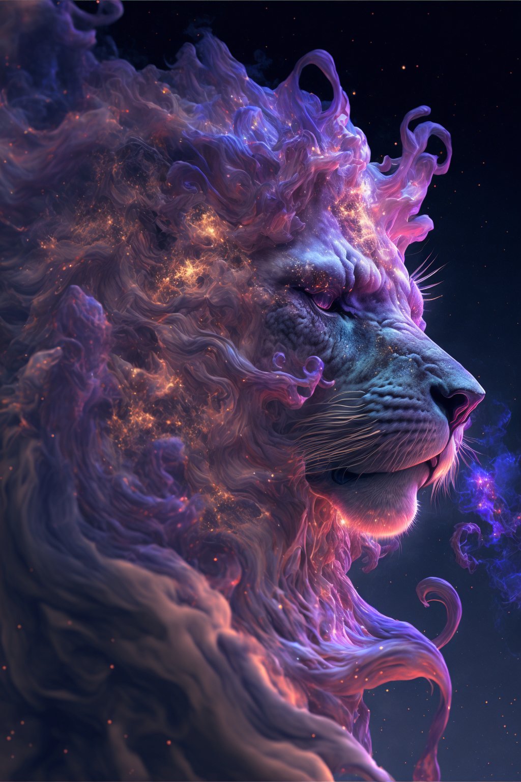 Attitude King - Lion Illustration Wallpaper Download | MobCup