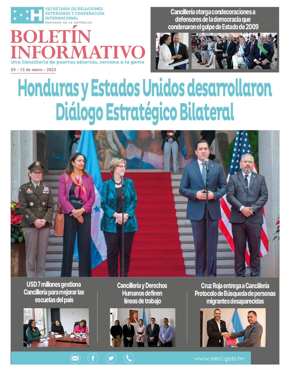 Cancillería Honduras tweet media