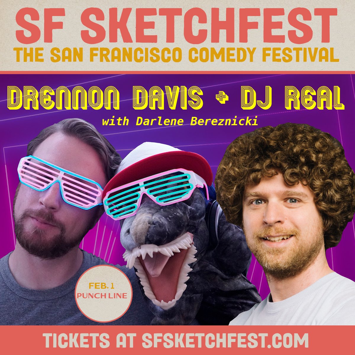 The Punch Line (@punchlinesf) on Twitter photo Check out our upcoming SF Sketchfest Dozen shows, Featuring ๐ฅ
January 26th with <a href="/gograntgordon/">Grant Gordon</a> <a href="/HannahPilkes/">Hannah Pilkes</a>
January 27th with @amymiller
February 1st with <a href="/djrealsmells/">DJ REAL</a>
Get your tickets now โก tinyurl.com/2x35smt3 ๐ Check out our upcoming SF Sketchfest Dozen shows, Featuring ๐ฅ
January 26th with <a href="/gograntgordon/">Grant Gordon</a> <a href="/HannahPilkes/">Hannah Pilkes</a>
January 27th with @amymiller
February 1st with <a href="/djrealsmells/">DJ REAL</a>
Get your tickets now โก tinyurl.com/2x35smt3 ๐