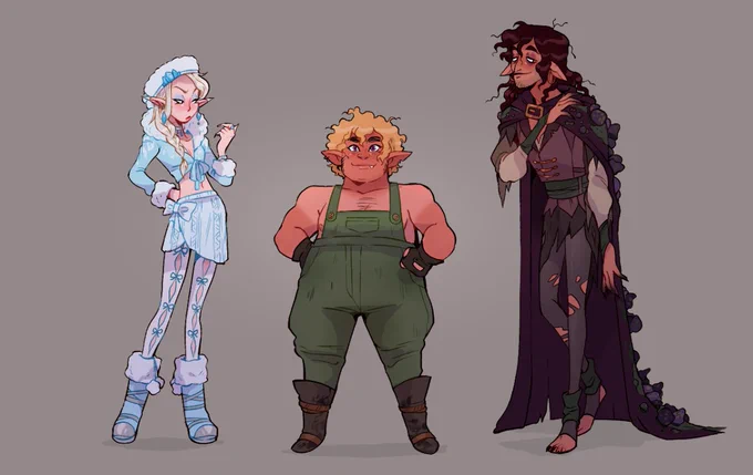 i love a good themed design and i love that dragons get human forms #NADDPod 