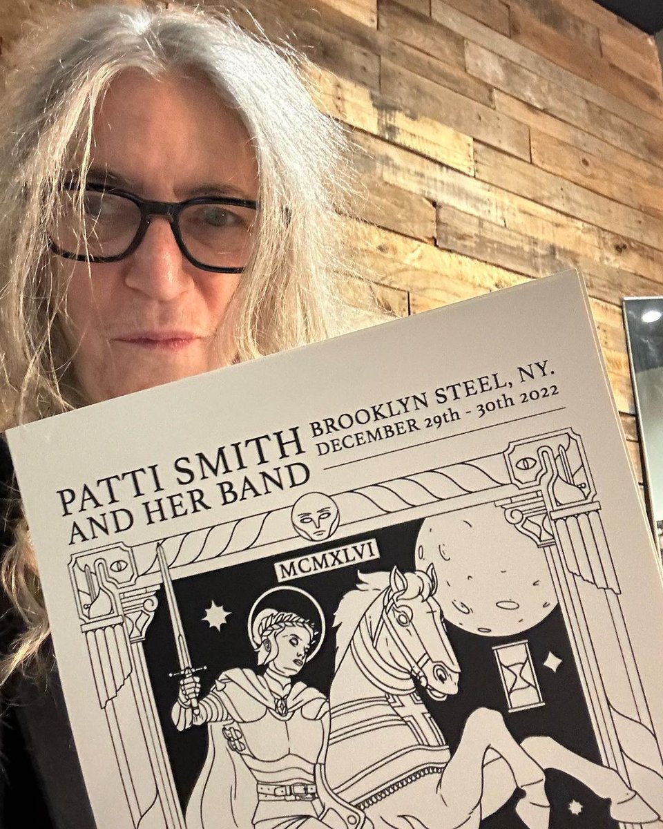 underground9jp's tweet photo. Patti Smith
#thisispattismith #Instagram
#BrooklynSteel #NY https://t.co/4KFNdnkYwl