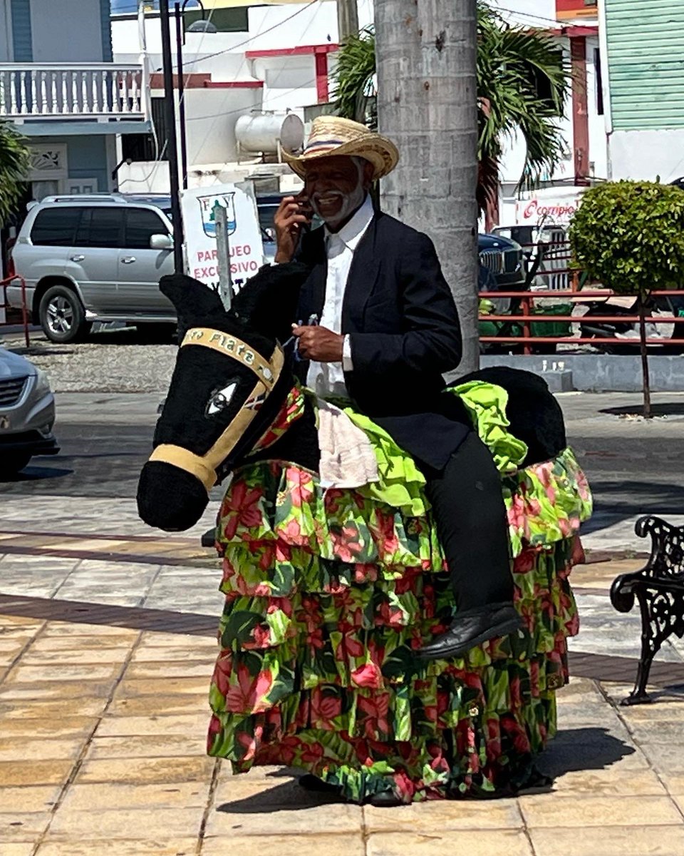 nobasecamp's tweet photo. Puerto Plata’s city center has great street performers including this fine gentlemen and his horse. He gave me one of the best dances I’ve experienced lately! 🇩🇴🐴

#puertoplata #DominicanRepublic #technicalissues #norecordingavailable #itwasstillfun #nobasecamp https://t.co/csc9Hv6jzy