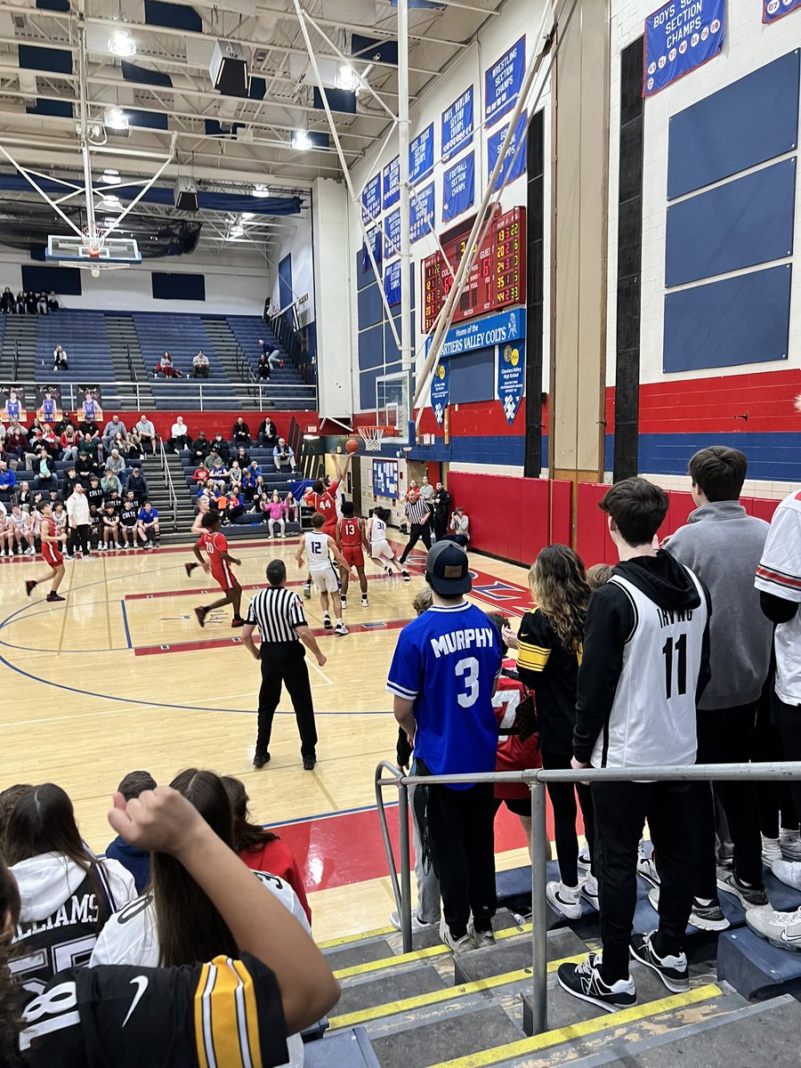CoachJasonE's tweet image. Let’s go @CharValleyHoops! Great game V @NorthHillsHoops #LetsGoColts