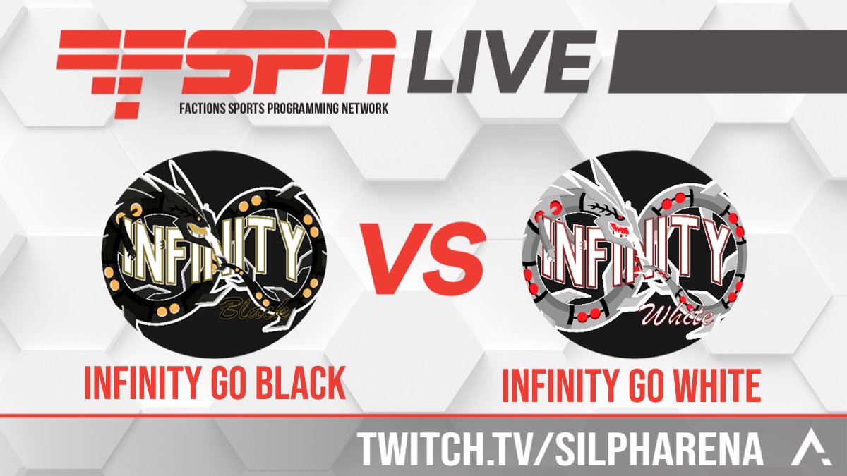 It's time for the first FSPN Live of the Cycle! Tomorrow watch two #ArenaFactions in LATAM Emerald Tier go head to head on Twitch!

Infinity GO Black vs Infinity GO White
@TeamInfinityGO 
Wednesday, January 18th
5pm ET / 10pm UTC
twitch.tv/silpharena
