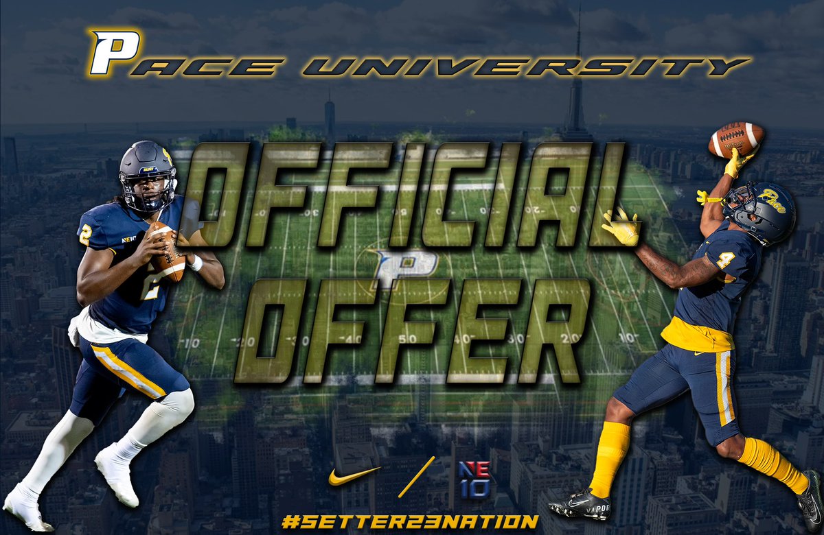 After an awesome conversation with <a href="/CoachJHolmes92/">Josh Holmes</a> I am blessed to announce I’ve got my first D2 offer to play at Pace University.🔵🟡