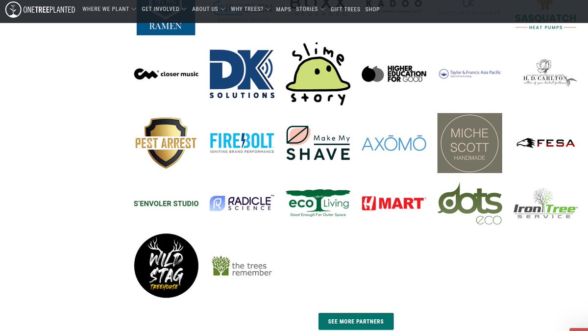 🌲🌲🌲🌲We are proud to announce we are now listed as a partner on <a href="/onetreeplanted/">One Tree Planted</a> along side some of the worlds giants.🌲🌲🌲🌲

As we contiune to help make our world a better place we invite you to join the herd----discord.gg/hJjTnT97Bf

#xrp #xrpl 

onetreeplanted.org/pages/reforest…