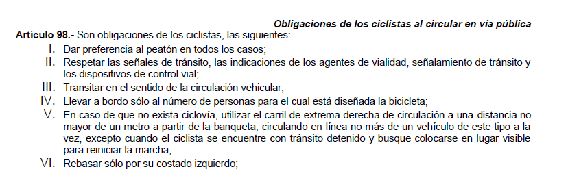 VivoEnLeon's tweet photo. Señores ciclistas:
No soy yo. Es el REGLAMENTO DE POLICÍA Y VIALIDAD vigente para León, Gto.

Un poquito de cultura vial te beneficia a ti y a los demás. https://t.co/ahQx8QHCSC