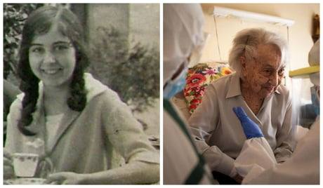Después de la muerte de la francesa Lucile Randon, la nueva persona viva más longeva del mundo es María Branyas Morera (nacida el 4 de marzo de 1907 en Estados Unidos), de 115 años y 319 días, vive en la ciudad de Olot, Cataluña, España.