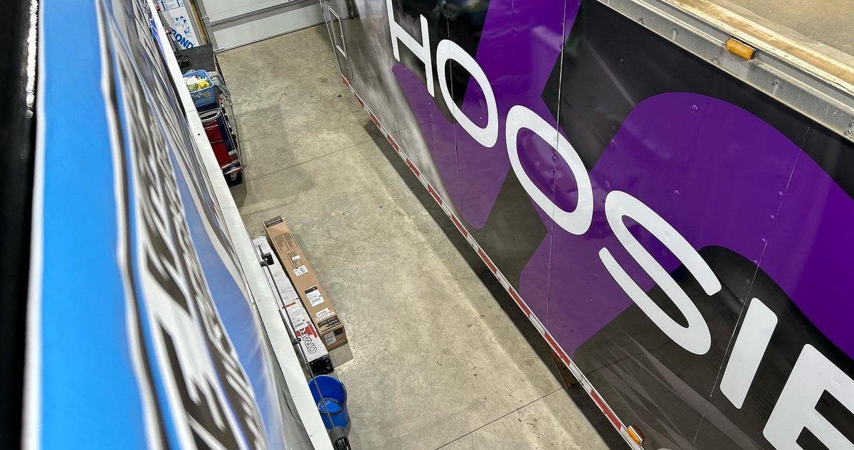 BPGConline's tweet image. Hoosier trailer number two out the door today! She’s headed back to the Mountaineer state a bit more colorful than she came.  Thanks to Hoosier Tire Ohio Valley/Poske’s Performance for choosing us! #wewrapityourockit #hoosiertires #trailerwrap #mutoh #fellers #wewrapitnation