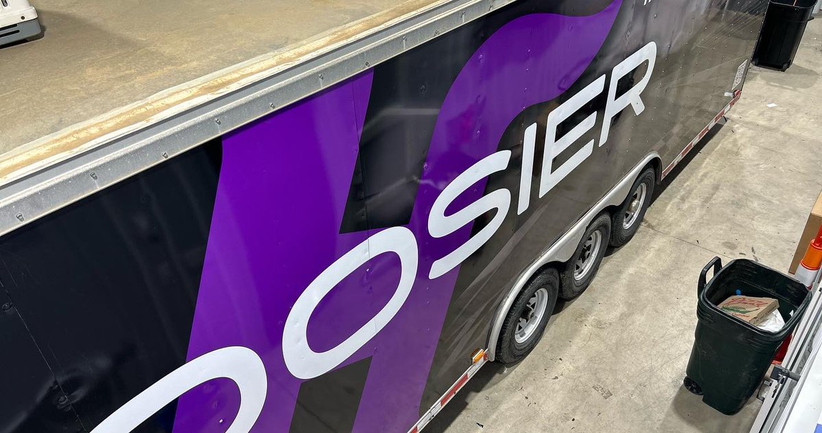 BPGConline's tweet image. Hoosier trailer number two out the door today! She’s headed back to the Mountaineer state a bit more colorful than she came.  Thanks to Hoosier Tire Ohio Valley/Poske’s Performance for choosing us! #wewrapityourockit #hoosiertires #trailerwrap #mutoh #fellers #wewrapitnation