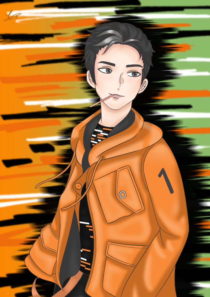 KentraKazez's tweet photo. *Insert Generic Pose And Tweet Here* 

🎨: @gigichiii_

#KenARTKaze https://t.co/UdMplyhF3a