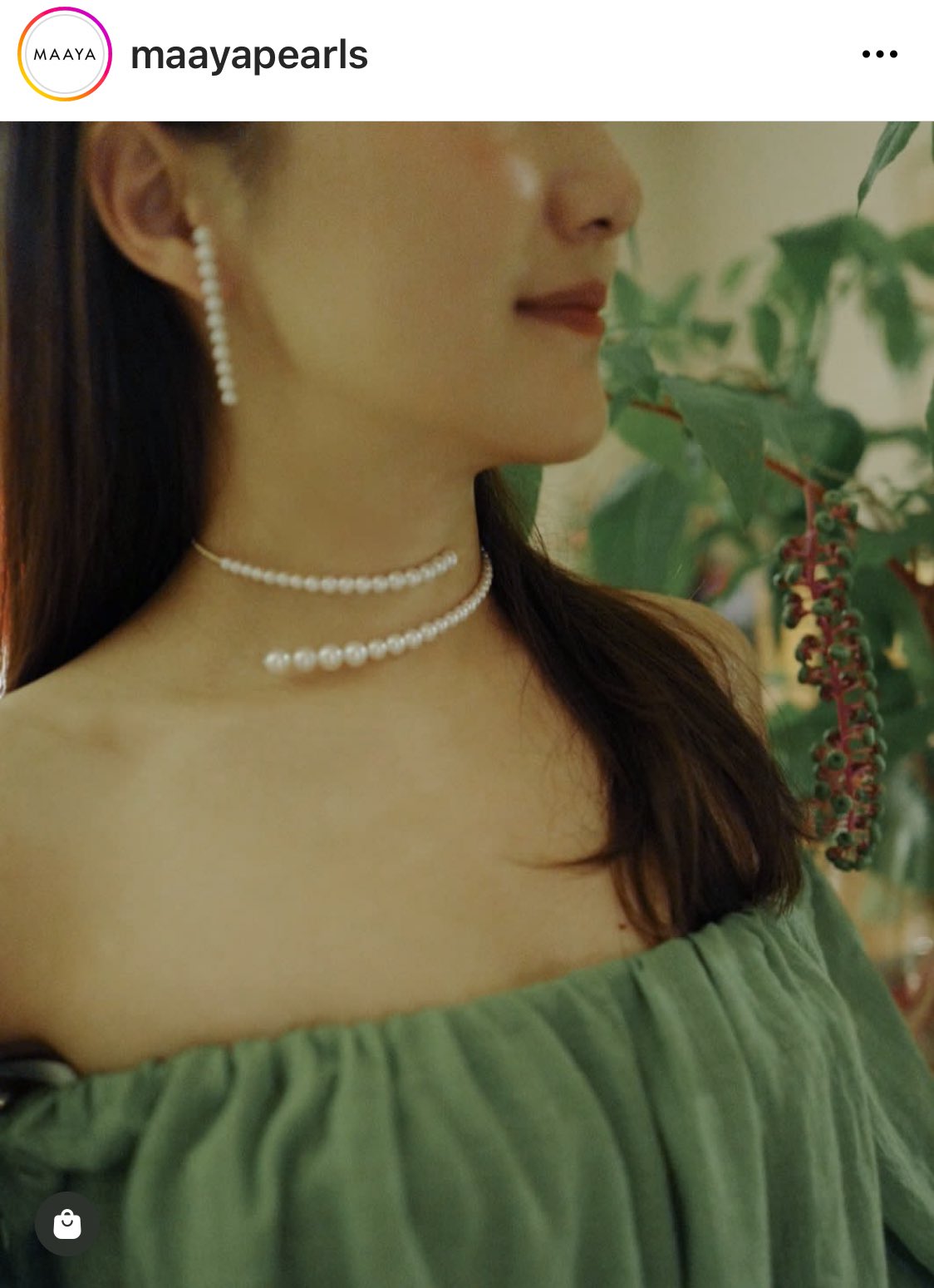 MAAYA パール付きロングネックレス マーヤ(MAAYA)パール ロングネックレス