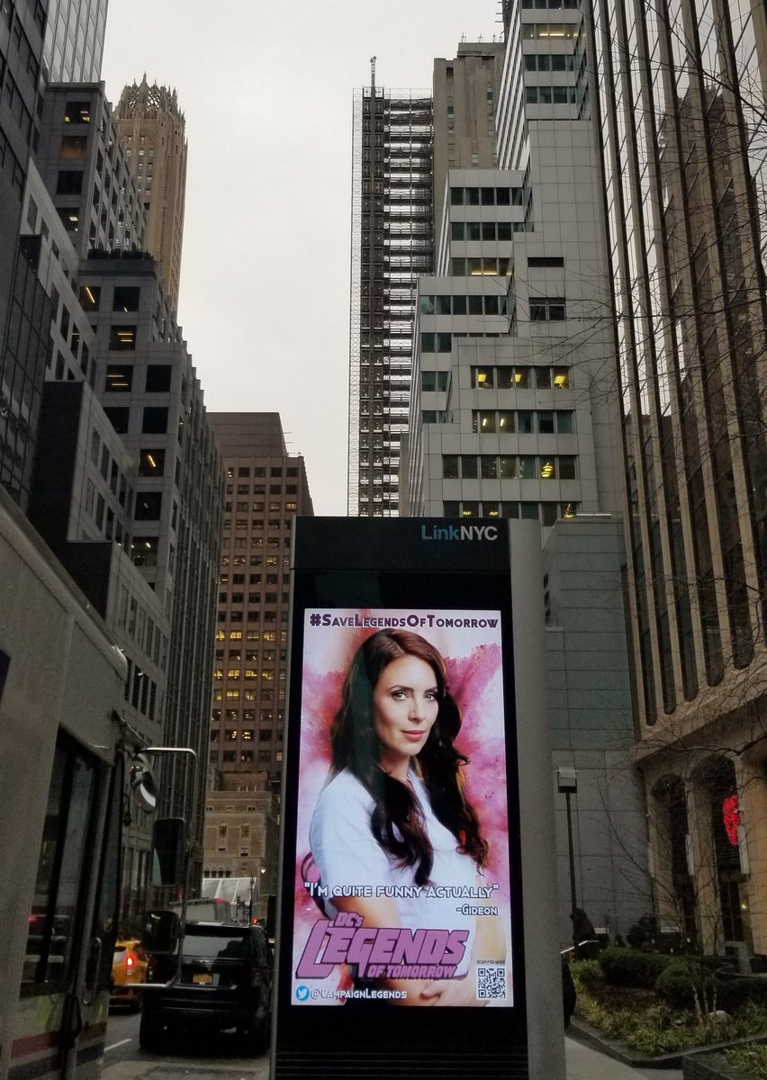 CampaignLegends's tweet photo. The #LegendsOfTomorrow take over NYC! Come on already, @JamesGunn @wbd listen to the fans and #SaveLegendsOfTomorrow https://t.co/Xy8ahpCn3b